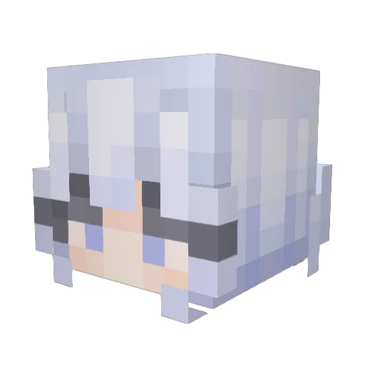 mxbxz Minecraft avatar head, 3D render
