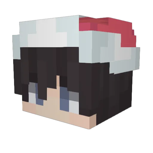 mxchiel Minecraft avatar head, 3D render