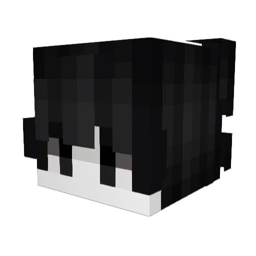 mxciejj Minecraft avatar head, 3D render