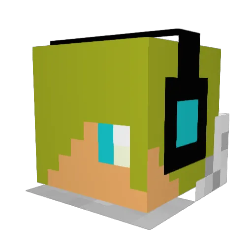mxedu91 Minecraft avatar head, 3D render