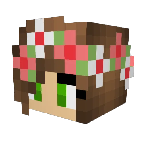 mxgxtrxn Minecraft avatar head, 3D render