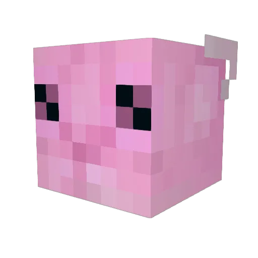 mxii22 Minecraft avatar head, 3D render