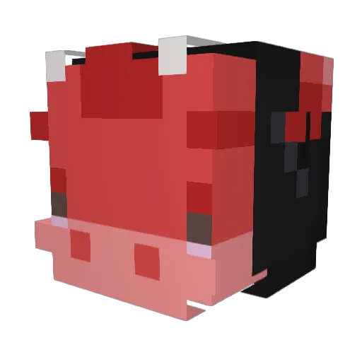 mxixer Minecraft avatar head, 3D render