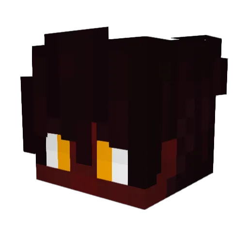 mxkroo Minecraft avatar head, 3D render