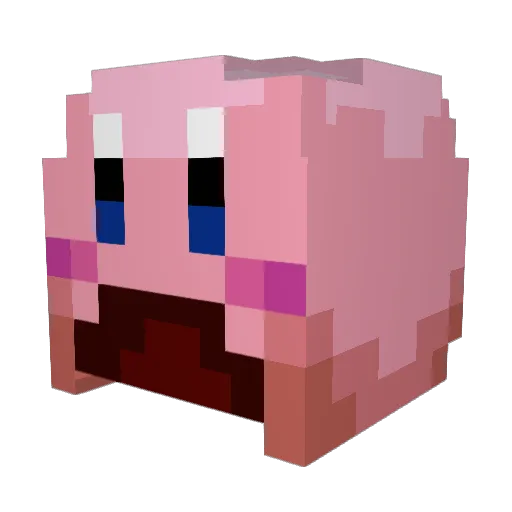 mxl33 Minecraft avatar head, 3D render