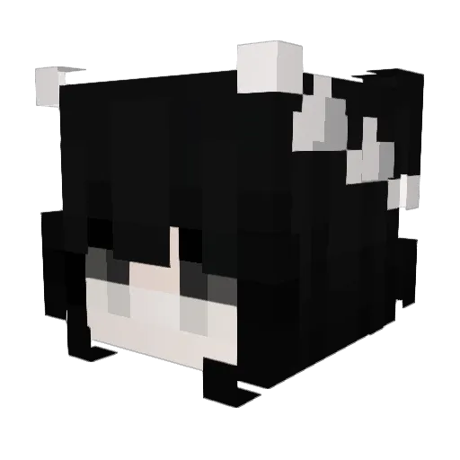 mxlay Minecraft avatar head, 3D render