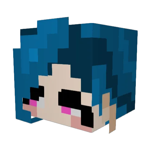 mxltiii Minecraft avatar head, 3D render