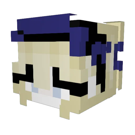 mxmeaty Minecraft avatar head, 3D render