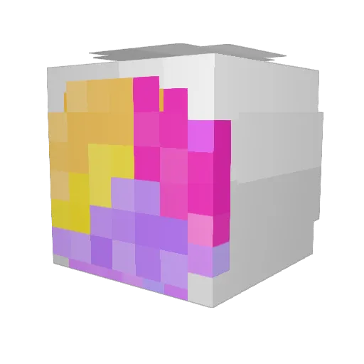 mxone1 Minecraft avatar head, 3D render