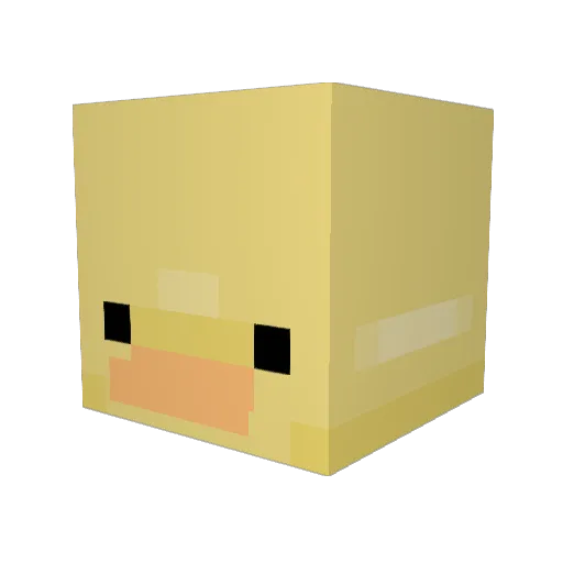 mxrgxnel Minecraft avatar head, 3D render