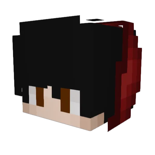 mxri_07 Minecraft avatar head, 3D render