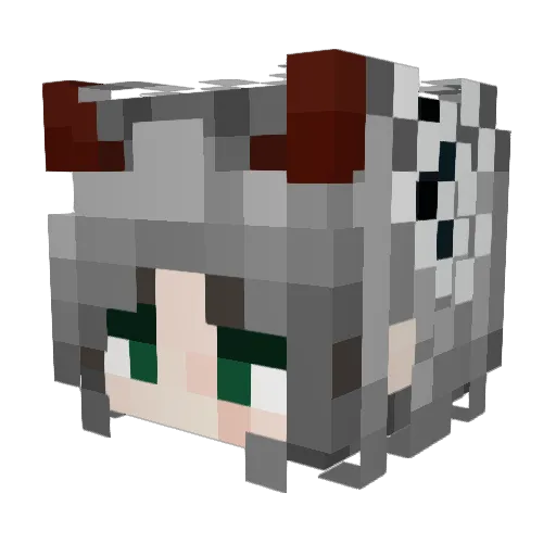 mxrl666 Minecraft avatar head, 3D render