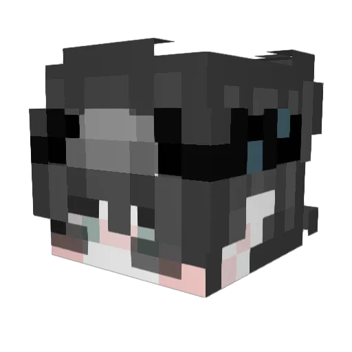 mxrnful Minecraft avatar head, 3D render