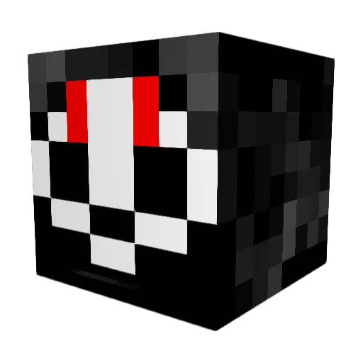mxsmns Minecraft avatar head, 3D render