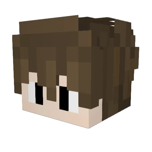mxstty144 Minecraft avatar head, 3D render