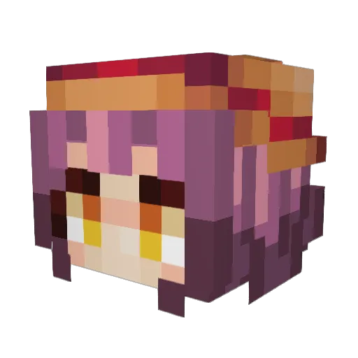 mxstys Minecraft avatar head, 3D render