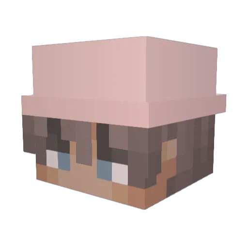 mxthyz__ Minecraft avatar head, 3D render