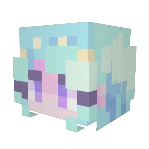 mxy07 Minecraft avatar head, 3D render