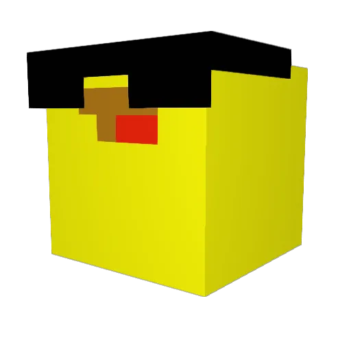 mxybe_eli Minecraft avatar head, 3D render