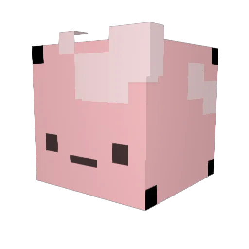 my0m1ng Minecraft avatar head, 3D render