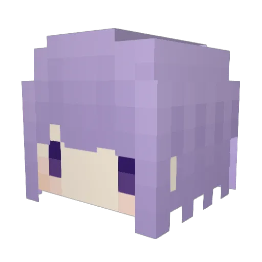 my1ka64 Minecraft avatar head, 3D render