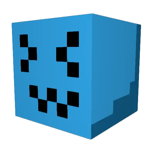 my2019 Minecraft avatar head, 3D render