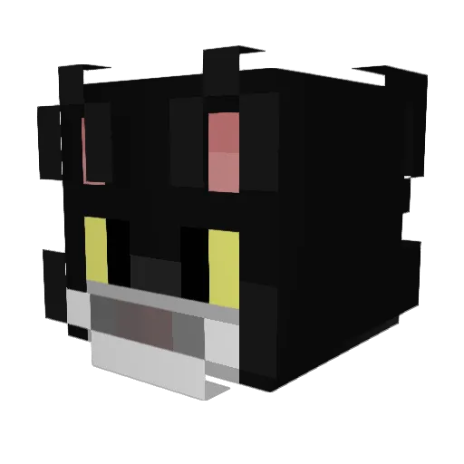 my_chebupelka Minecraft avatar head, 3D render