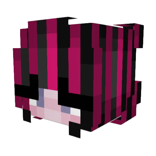 my_melody33 Minecraft avatar head, 3D render