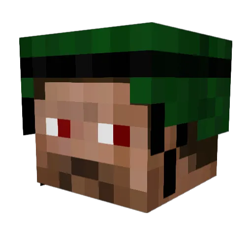 my_name_is_flo Minecraft avatar head, 3D render