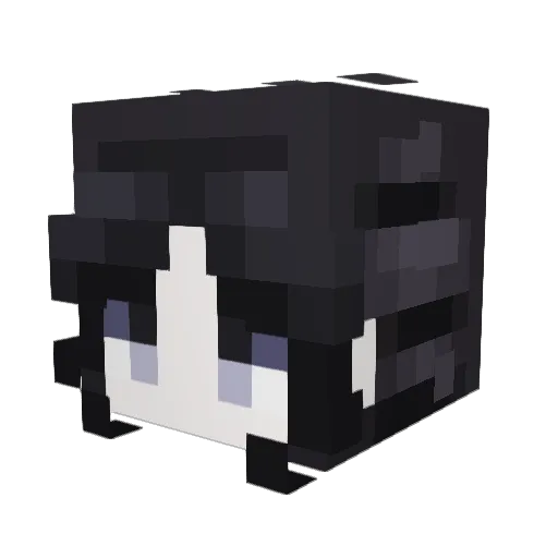 my_sack Minecraft avatar head, 3D render