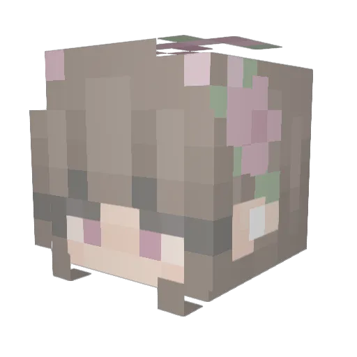 mya2757 Minecraft avatar head, 3D render