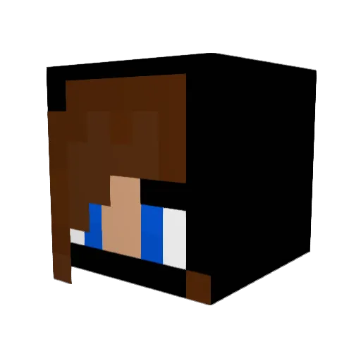 myagabs Minecraft avatar head, 3D render