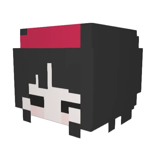myammi700 Minecraft avatar head, 3D render