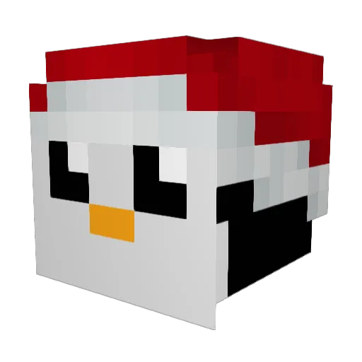 myarmeria Minecraft avatar head, 3D render