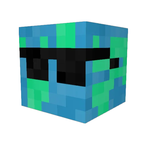 myarrow01 Minecraft avatar head, 3D render