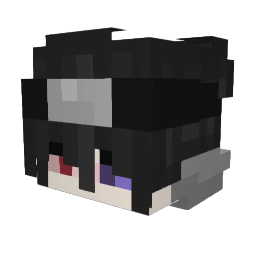 myassburns Minecraft avatar head, 3D render