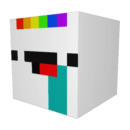 myazz6 Minecraft avatar head, 3D render