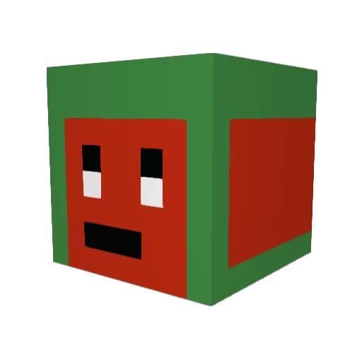 myballshurtin2 Minecraft avatar head, 3D render