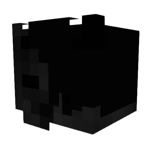 mybrothersdad Minecraft avatar head, 3D render
