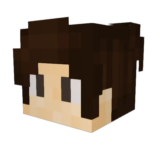 mybuttler23452 Minecraft avatar head, 3D render