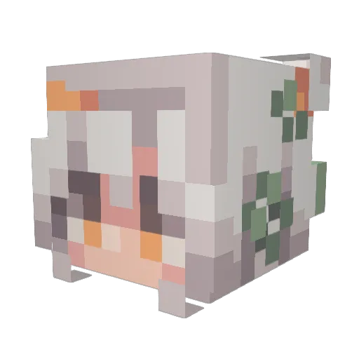 myc0phile Minecraft avatar head, 3D render