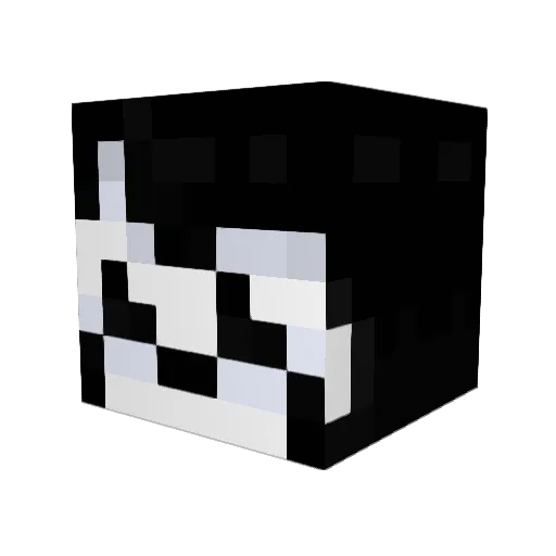 myceena Minecraft avatar head, 3D render