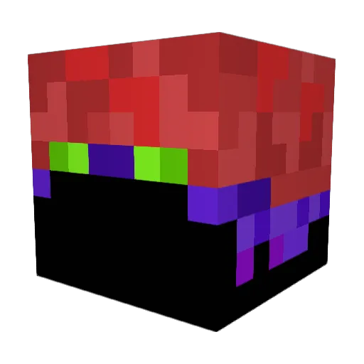 myceliumsurfer Minecraft avatar head, 3D render