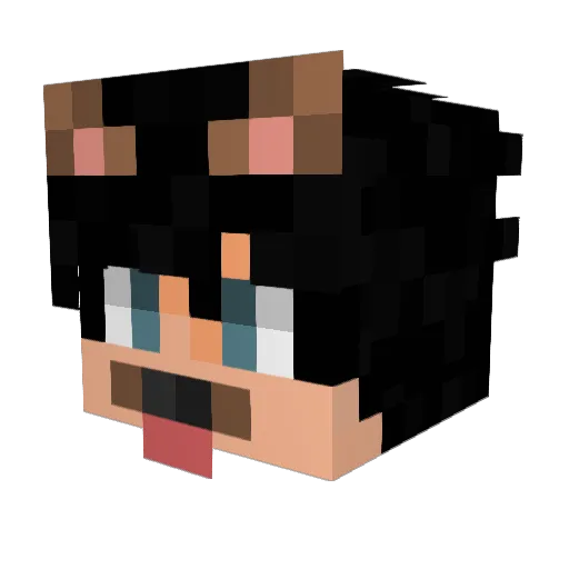 mycez798 Minecraft avatar head, 3D render