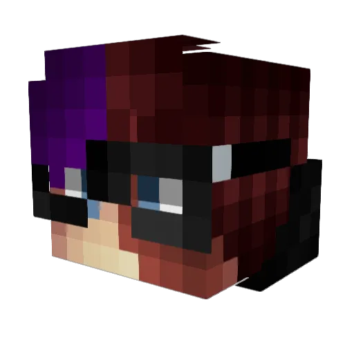 mychmych1 Minecraft avatar head, 3D render