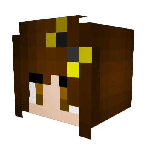 mycookiee Minecraft avatar head, 3D render