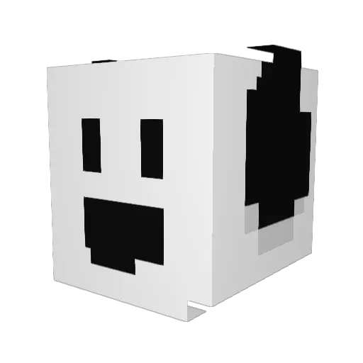 mycookiemonster Minecraft avatar head, 3D render