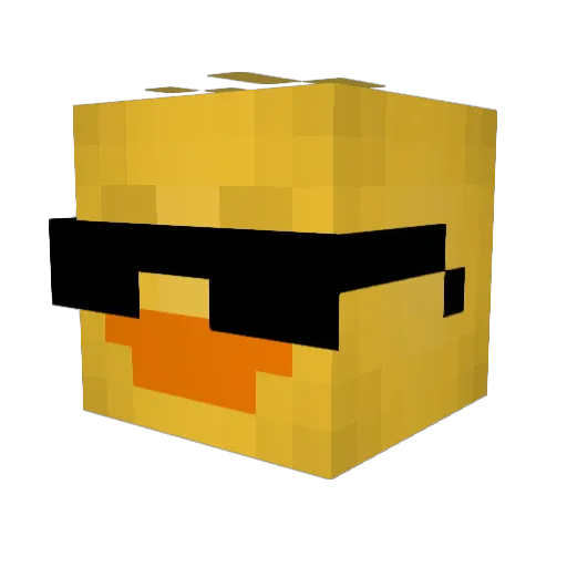 myeaglegames Minecraft avatar head, 3D render