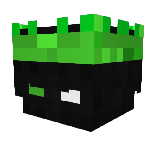 myeguel Minecraft avatar head, 3D render