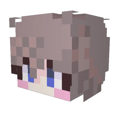 myeong0925 Minecraft avatar head, 3D render